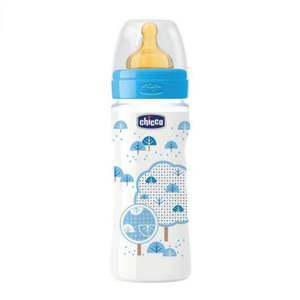 Bottles: Chicco Well-Being Latex Fast Bottle 300ml