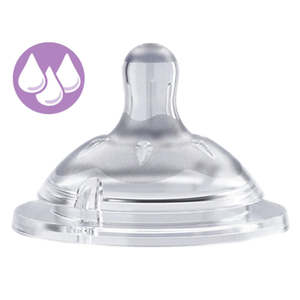 Teats: Chicco Natural Feeling Fast Teat 6m+ - 2 Pack