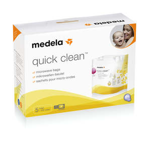 Breast Pumps: Medela Micro Steam Quick Clean Bags - 5 Pack