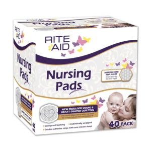 Maternity And Nursing: Rite Aid Nursing Pads - 40 Pack