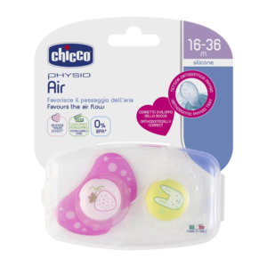Chicco Physio Air Soother 16-36m - 2 Pack