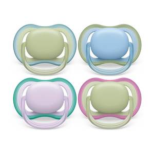 Soothers: Avent Ultra Air Plain Soother - 2 Pack (Assorted)