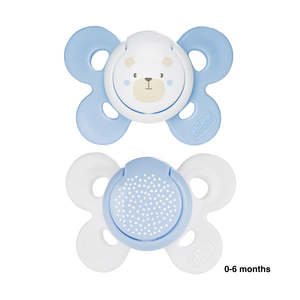 Soothers: Chicco Comfort Silicone Sooother 0m+ - 2 Pack