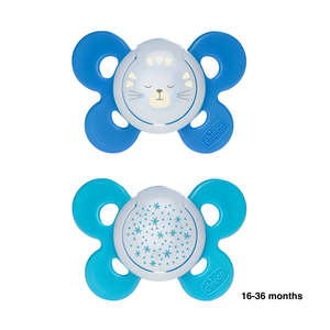Chicco Comfort Silicone Sooother 16m+ - 2 Pack