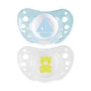 Soothers: Chicco Physio Air Soother 0-6m - 2 Pack