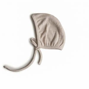 Accessories: Mushie Ribbed Baby Bonnet