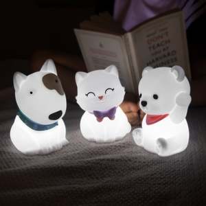 Squishy Cat Lulu USB Rechargeable Night Light