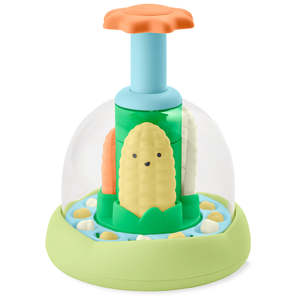 Activity Toys: Skip Hop Farmstand Push & Spin Baby Toy