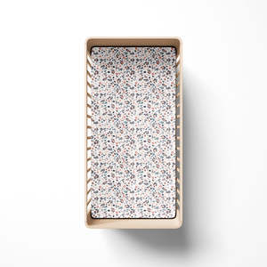Burrow and Be Cot Fitted Sheet-Petite Clementine