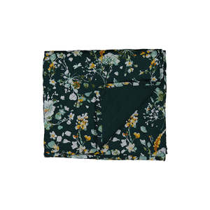 Burrow and Be Baby Cot Quilt/Play Mat-Green Spring Melody
