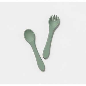 Recommended Seguno: Silicone Fork & Spoon Set - Soft Moss