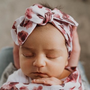Fleur topknot headband