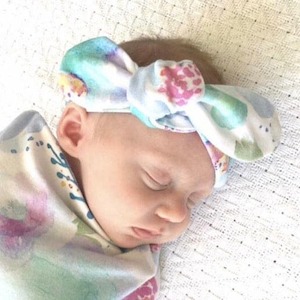 Sweet Petal topknot headband