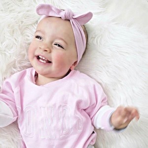 Lilac Topknot headband