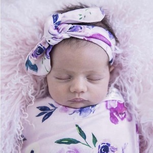 Floral Kiss Topknot headband