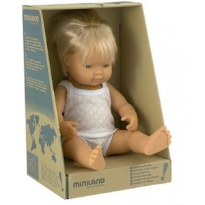 Miniland Caucasian Boy - 38cm