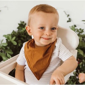 Bibs Teething: Dribble Bib - Bronze