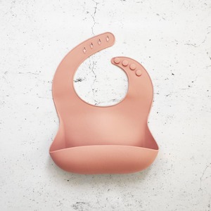Silicone Bib - Dixie Pink