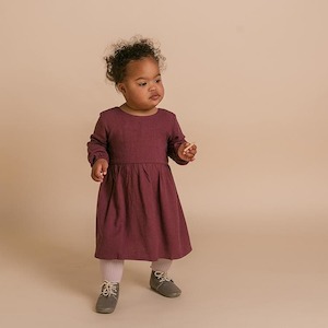 Dresses: Martha Dress - Eggplant