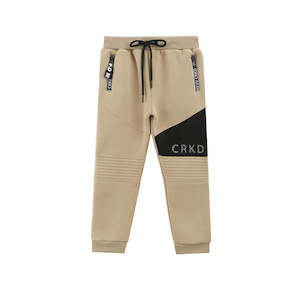 Cracked Soda: Nixon Trackpants - Tan