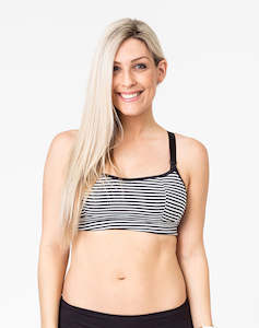 Candenshae: Maternity Activewear Bra - Fit2Feed Stripe