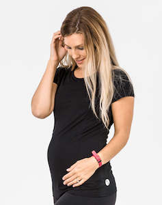 Candenshae: Breastfeeding Tee - Bamboo Workout Black