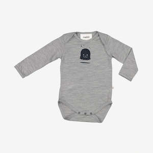 Mello Merino: Long Sleeve Bodysuit - Little Chewy