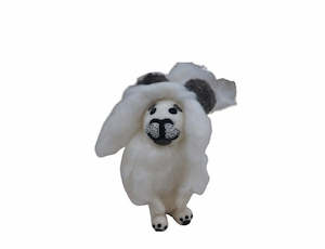 Himalayan Felt Co: Felt White Lion - small