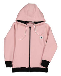 Radicool Kids: Rad Tribe Zip Hood in Salmon Pink
