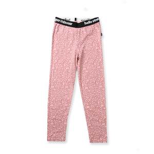 Girls Pants: crush legging - Wild Pink
