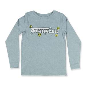 Girls Tops: Stranger Long Sleeve Tee Greymarle