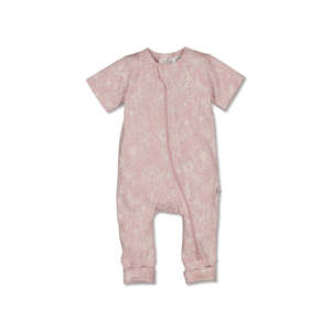Sleep: Short Sleeve Zip Suit - Botanichaos