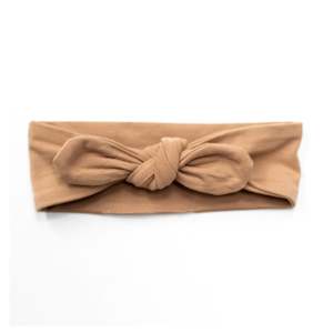 Hair Accessories: Essentials Baby Headband - Tawny Brown