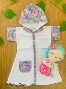 Boys Swimcoats Towels: Eden Swim Coat - Lovely Mermaid XS