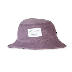 Boys Hats: Bucket Hat - Purple Cord