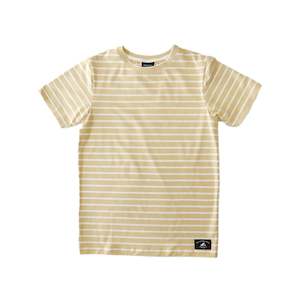 Hello Stranger: Classics Tee Gold White Stripe