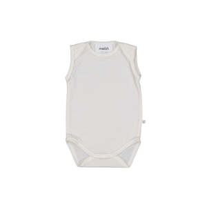 Singlet Onesie - Chalk