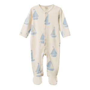 Nature Baby: Cotton Stretch & Grow Regatta Blue