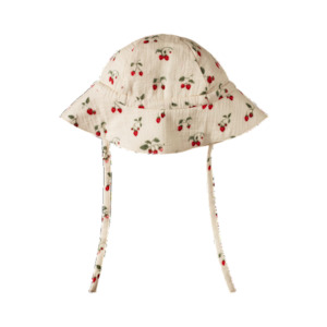 Nature Baby: Muslin Sunhat Strawberry Blush