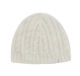 Cable Knit Hat White 1-5yr