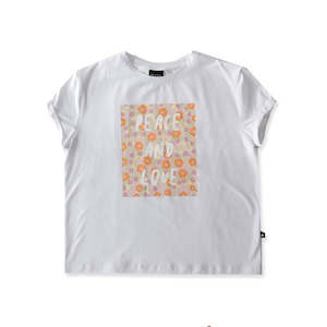 Peace & Love Bailey Tee White