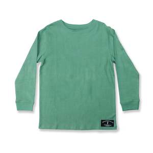 Boys Tops: Boys Long Sleeve Classics Tee Green