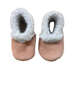 FP Lambskin Booties Pastel Pink