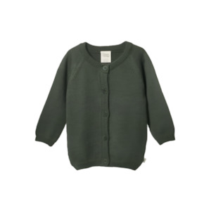 Merino Knit Cardigan Thyme