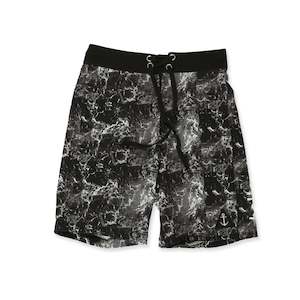 Waves Long Board Short Black Dye