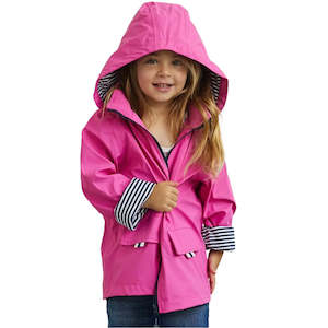 Pink Zip Raincoat
