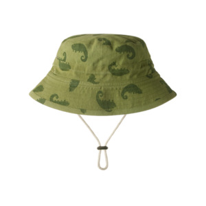 Boys Hats: Bucket Sunhat Chameleon