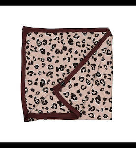 Swaddle Blanket Blush Cheetah