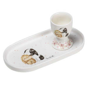 Plates Bowls: Soldier Set - Little Darlings Bunnies
