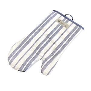 Preparation Utensils: Single Oven Glove Blue Stripe